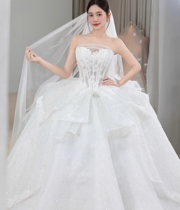 Sản phẩm váy cưới xoe to 435