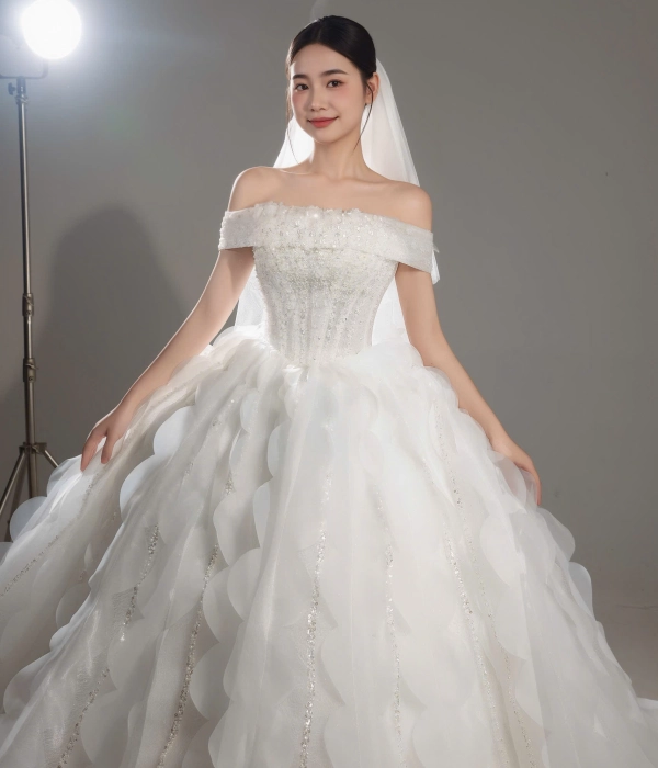 Sản phẩm váy cưới xoe to 52